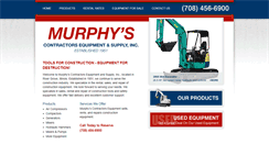 Desktop Screenshot of murphyscontractorsequip.com